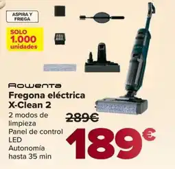 Carrefour ROWENTA Fregona eléctrica X-Clean 2 oferta