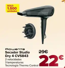 Carrefour ROWENTA Secador Studio Dry 4 CV5843 oferta