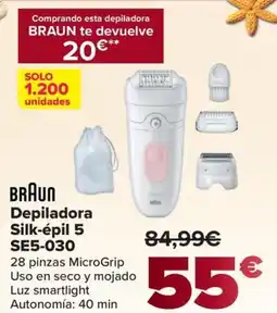 Carrefour BRAUN Depiladora Silk-épil 5 SE5-030 oferta