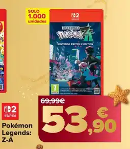Carrefour Pokémon Legends: Z-A oferta