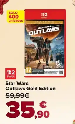 Carrefour STAR WARS Outlaws Gold Edition oferta