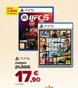Carrefour PS5 Juegos oferta
