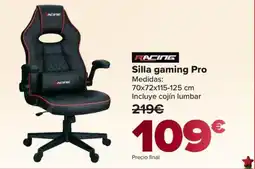 Carrefour RACING Silla gaming Pro oferta