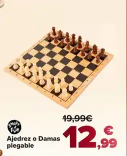 Carrefour SMART FUN Ajedrez o Damas plegable oferta
