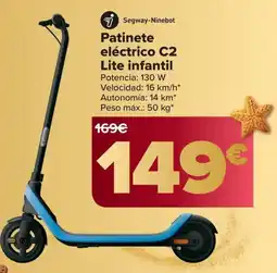 Carrefour Patinete eléctrico C2 Lite infantil oferta