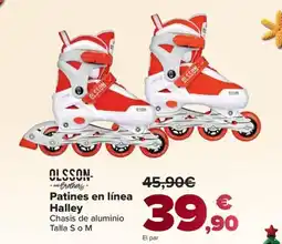Carrefour OLSSON Patines en línea Halley oferta