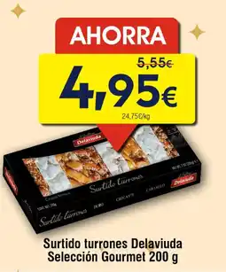 FROIZ Surtido turrones Delaviuda Selección Gourmet oferta