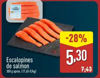 Escalopines de salmon