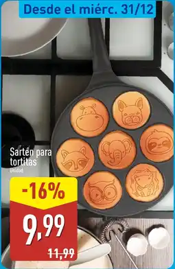 ALDI Sartén para P tortitas oferta