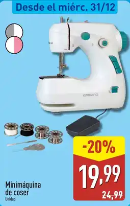ALDI Minimáquina de coser oferta