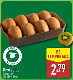 ALDI Kiwi verde oferta