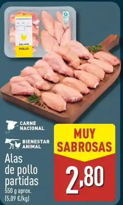ALDI Alas de pollo partidas oferta