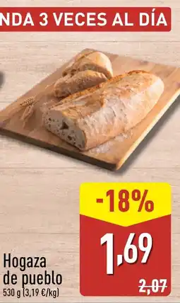 ALDI Hogaza de pueblo oferta