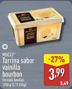 ALDI MUCCI Tarrina sabor vainilla bourbon oferta