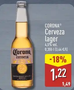ALDI CORONA Cerveza lager oferta