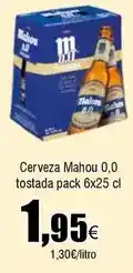 FROIZ Mahou - cerveza 0,0 tostada oferta