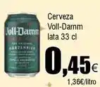FROIZ Voll-damm - cerveza oferta