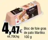 FROIZ Martiko - bloc de foie gras de pato oferta