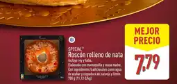 ALDI SPECIAL Roscón relleno de nata oferta
