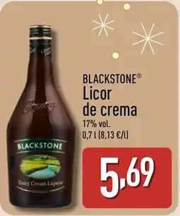 ALDI BLACKSTONE Licor de crema oferta