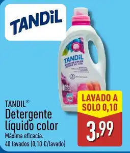 ALDI TANDIL Detergente líquido color oferta