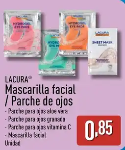 ALDI LACURA Mascarilla facial / Parche de ojos oferta