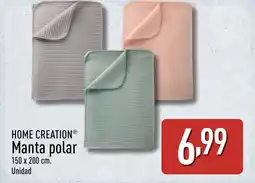 ALDI HOME CREATION Manta polar oferta