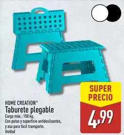 ALDI HOME CREATION Taburete plegable oferta