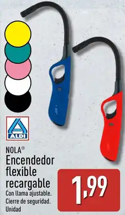 ALDI NOLA Encendedor flexible recargable oferta
