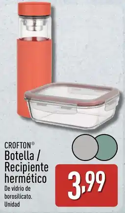 ALDI CROFTON Botella / Recipiente hermético oferta