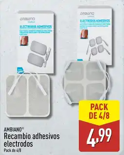 ALDI AMBIANO Recambio adhesivos electrodos oferta