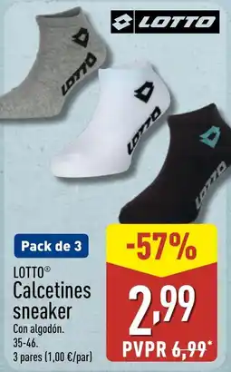 ALDI LOTTO Calcetines sneaker oferta