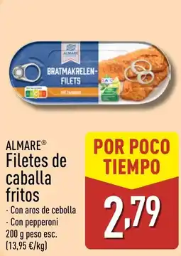 ALDI ALMARE Filetes de caballa fritos oferta