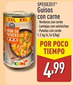 ALDI SPEISEZEIT Guisos con carne oferta