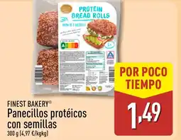 ALDI FINEST BAKERY Panecillos protéicos con semillas oferta