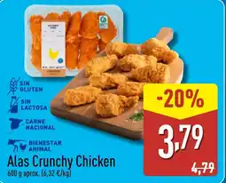 ALDI Alas Crunchy Chicken oferta