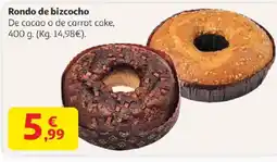 Alcampo Rondo de bizcocho oferta