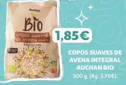 Alcampo AUCHAN BIO Copos suaves de avena integral oferta