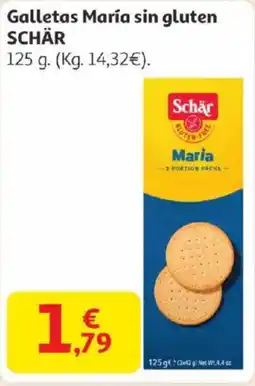 Alcampo SCHÄR Galletas María sin gluten oferta