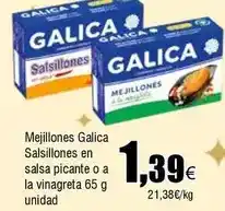 FROIZ Galica - mejillones salsillos en salsa picante o a la vinagreta oferta