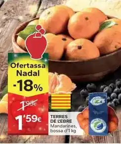 Caprabo Terres de l'ebre - mandarines oferta