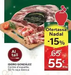 Caprabo Isidro gonzalez - centro d'espatlla oferta