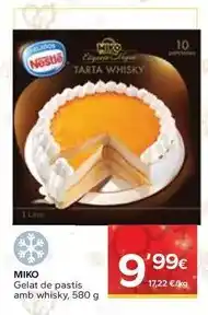 Caprabo Nestlé - gelat de pastis amb whisky oferta