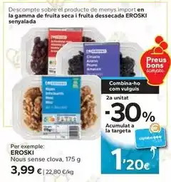 Caprabo Eroski - nous sense clova oferta
