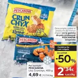 Caprabo Pescanova - lluc crunchyx oferta