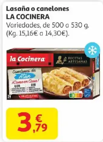 LA COCINERA Lasaña o canelones