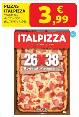Alcampo ITALPIZZA Pizzas oferta