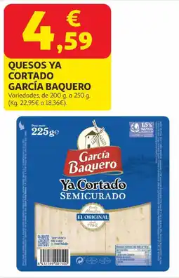 Alcampo GARCÍA BAQUERO Quesos ya cortado oferta