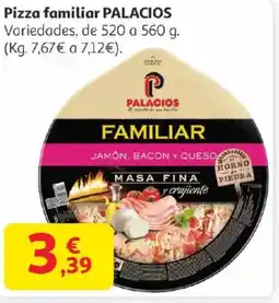 Alcampo PALACIOS Pizza familiar oferta