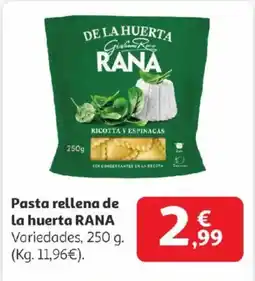 Alcampo RANA Pasta rellena de La huerta oferta